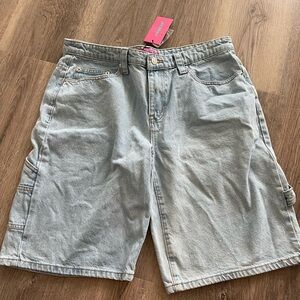 edikted light blue jorts